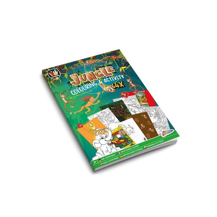 MOXY Dschungel Malbuch &amp; Activity Buch A4 64 Seiten — Bild 5