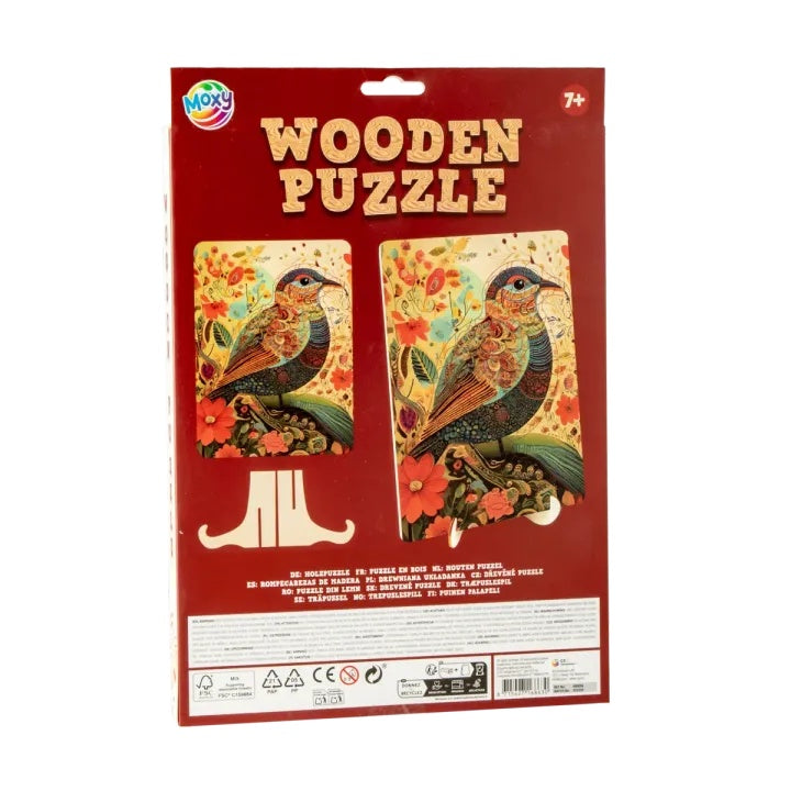 MOXY Holzpuzzle Vogel 130Stück - Künstlerisch — Bild 1