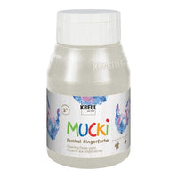 MUCKI Glanz-Fingerfarben für Kinder 500 ml – dragon Silber