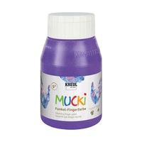 MUCKI Glanz-Fingerfarben für Kinder 500 ml – magisches Violett