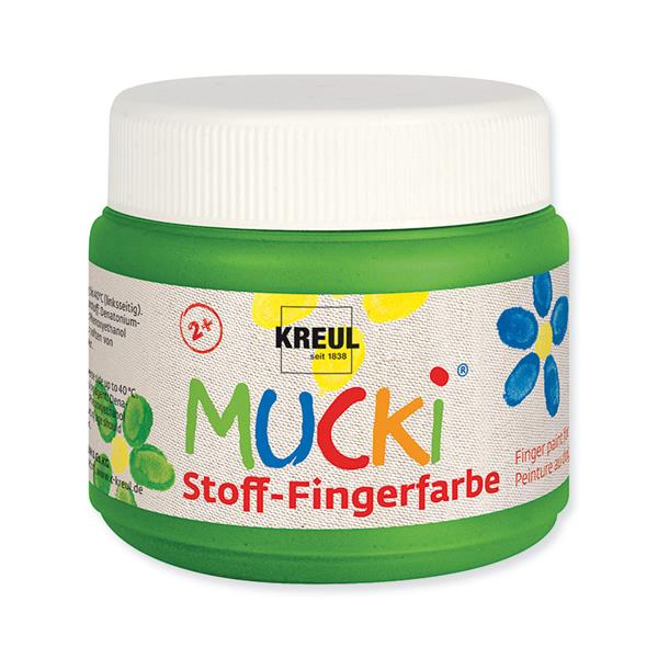 MUCKI Textil-Fingerfarben 150 ml – Grün