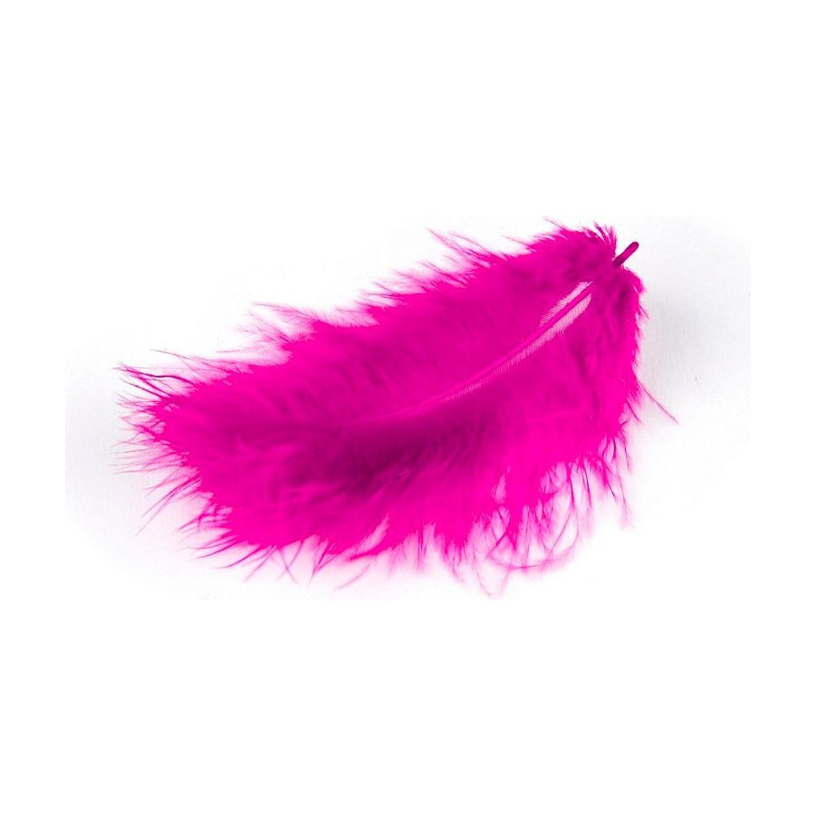 Dekorative Marabu-Federn – magenta