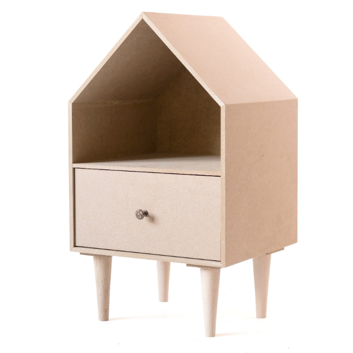 Nachttisch zum Selbergestalten – Hausform — Bild 2