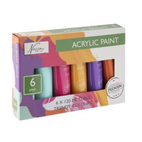 Nassau Acrylfarben Set 6x120ml TRENDY COLOURS — Bild 2
