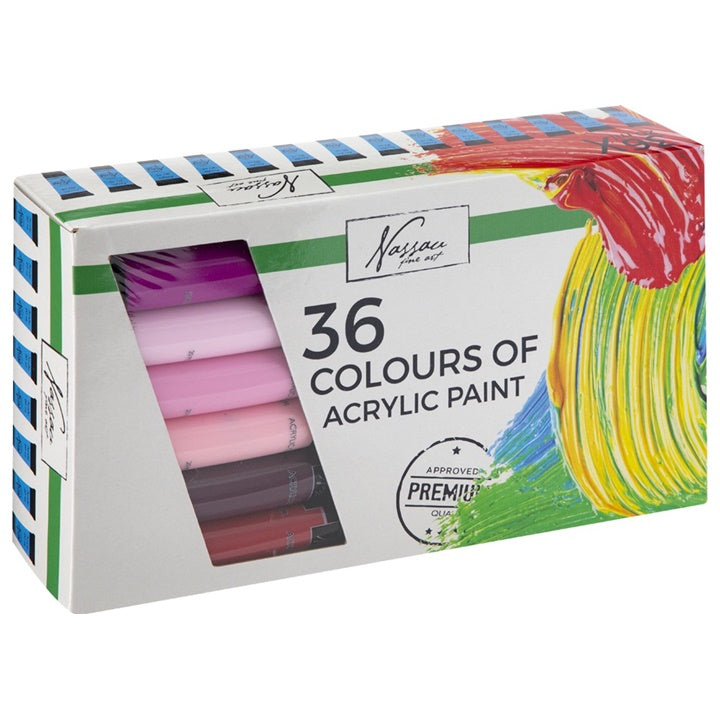 Nassau Fine Art Acrylfarben-Set – 36 x 20 ml — Bild 1