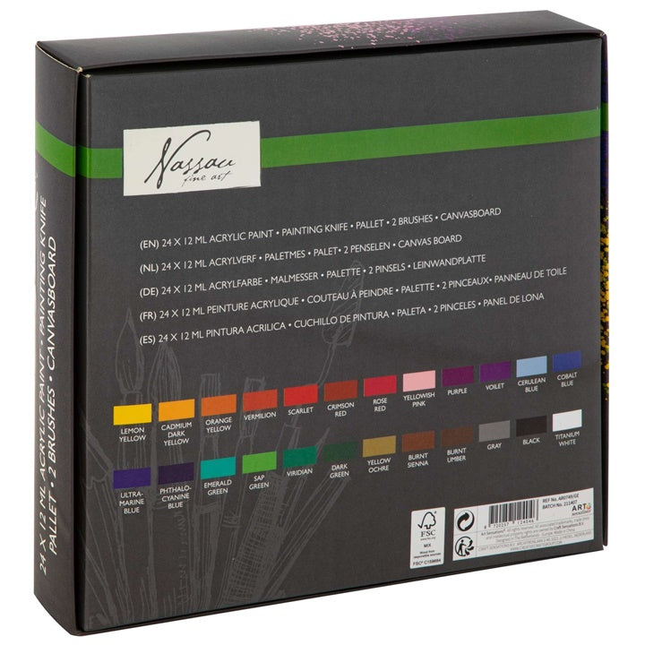 Nassau Fine Art Acrylmalerei Set 29 Stück — Bild 11