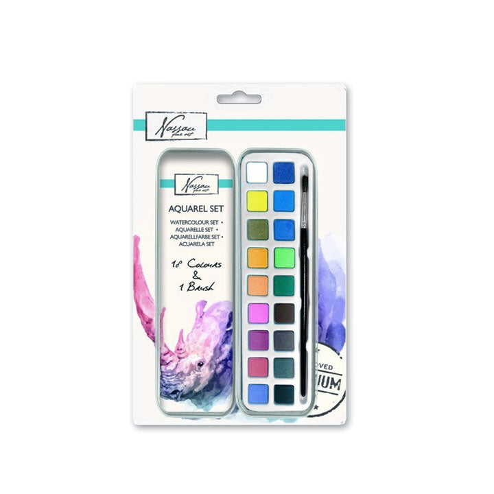 Nassau Fine Art Aquarellfarben Set - 19 Stück — Bild 1