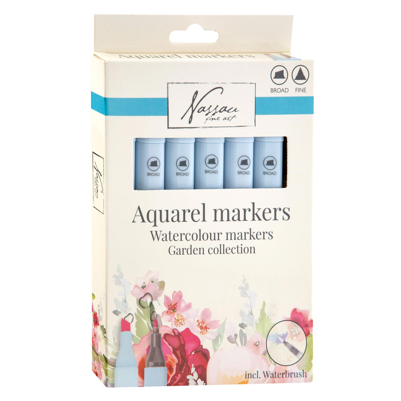 Nassau Fine Art Aquarellmarker-Set Garden Collection – 7-teilig — Bild 1