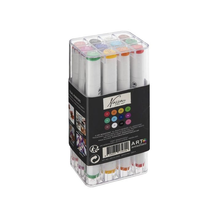 Nassau Fine Art Dual Tip Marker Satz von 12 — Bild 1