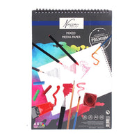 Nassau Fine Art Mixed Media Block A4 mit 20 Blatt für verschiedene Kunsttechniken | ARTMIE
