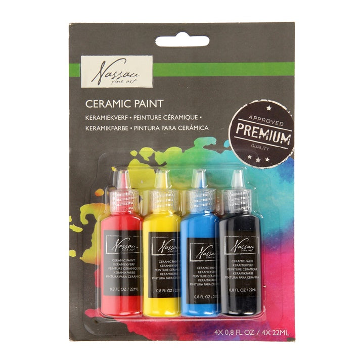 Nassau Fine Art Porzellanfarben-Set, 4 x 22 ml — Bild 1