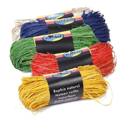 Naturbast Raffia 50g | verschiedene Farben — Bild 2