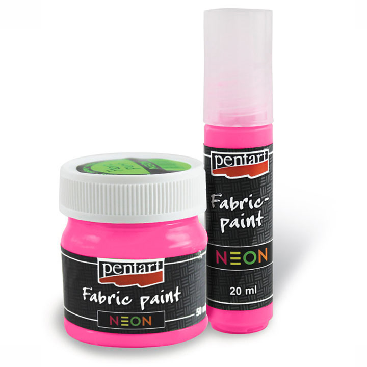 NEON Textilfarbe 20 ml | verschiedene Farben — Bild 3