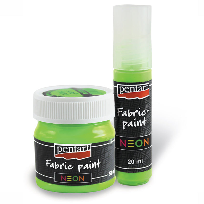 Neon Textilfarbe 50 ml | verschiedene Farbtöne — Bild 1
