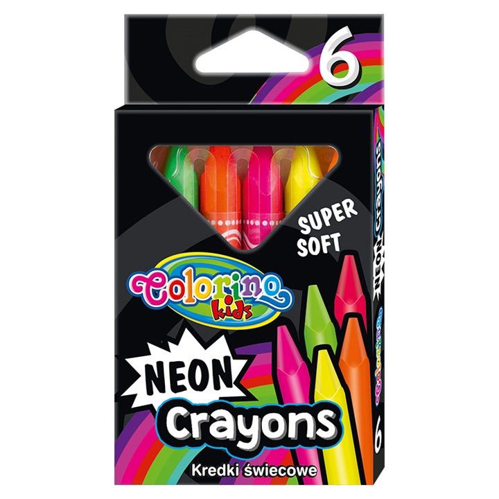 Neon-Wachsmalkreiden Colorino 6 Stück — Bild 4