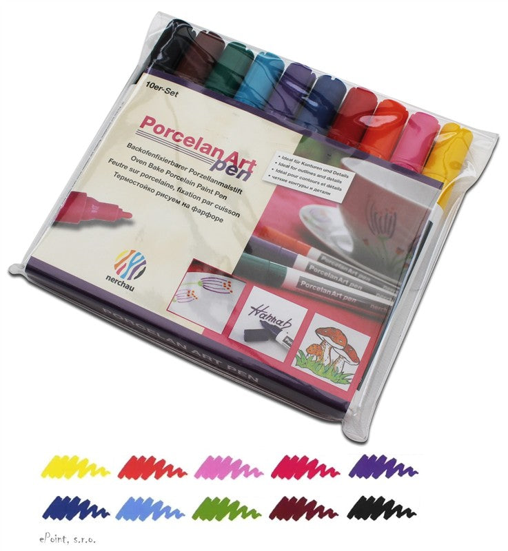 Nerchau Porzellan-Marker-Set — Bild 1