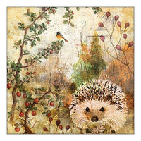 Öko-Serviette für Decoupage Autumn Hedgehog – 1 Stk. — Bild 1