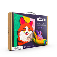 OKTO Gemälde mit selbsthärtender Masse 30 x 30 cm Fox — Bild 8
