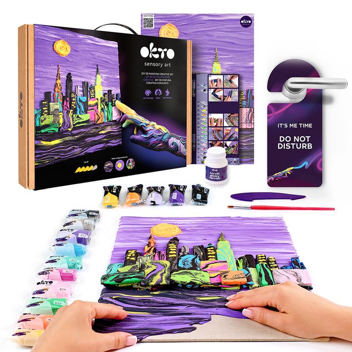 OKTO Kreativ-3D-Set "Skyline New York" 30 x 40 cm — Bild 9