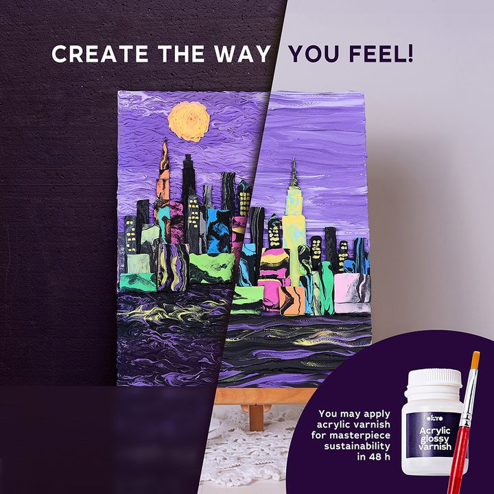 OKTO Kreativ-3D-Set "Skyline New York" 30 x 40 cm — Bild 14