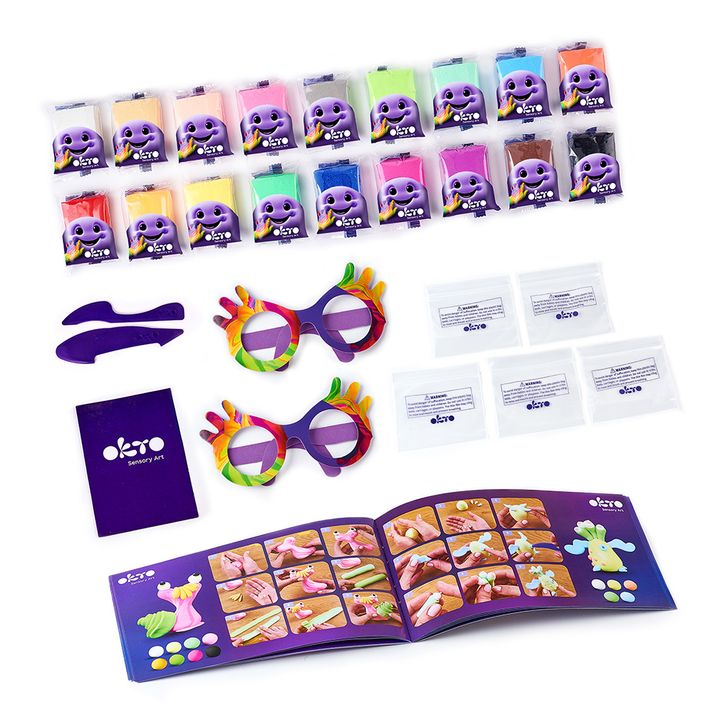 OKTO Kreativ-Set mit 18 selbsthärtenden Farbtönen — Bild 6