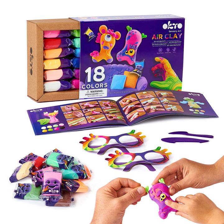 OKTO Kreativ-Set mit 18 selbsthärtenden Farbtönen — Bild 7