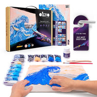 OKTO Kreatives 3D-Set "Wellen in Kanawaga" 30 x 40 cm — Bild 8