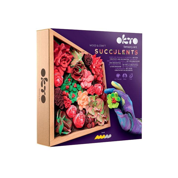 OKTO Sukkulenten-Modellierset 21 x 21 cm DESIRE — Bild 7