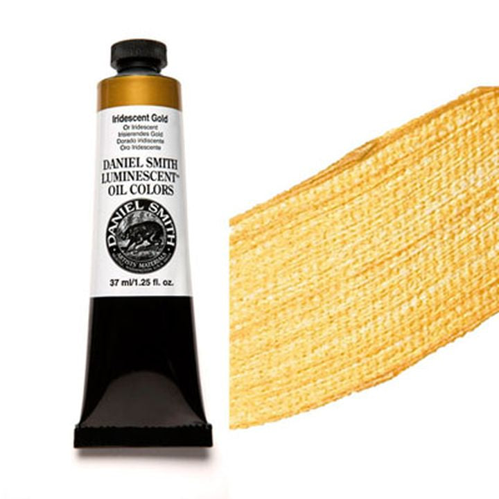 Daniel Smith Luminescent Ölfarbe 37 ml | verschiedene Farbtöne | 017 Iridescent zlatá
