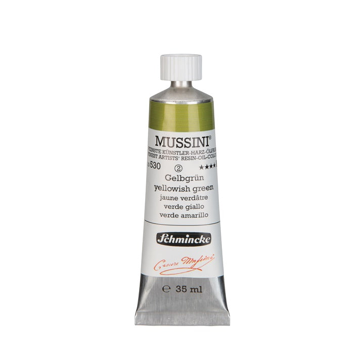 Schmincke MUSSINI Ölfarben 35 ml – 530 gelblich Grün