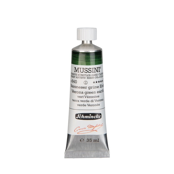 Schmincke MUSSINI Ölfarben 35 ml – 640 verona Grün erdig
