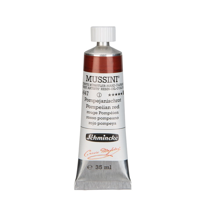 Schmincke MUSSINI Ölfarben 35 ml – 647 Pompejanischrot