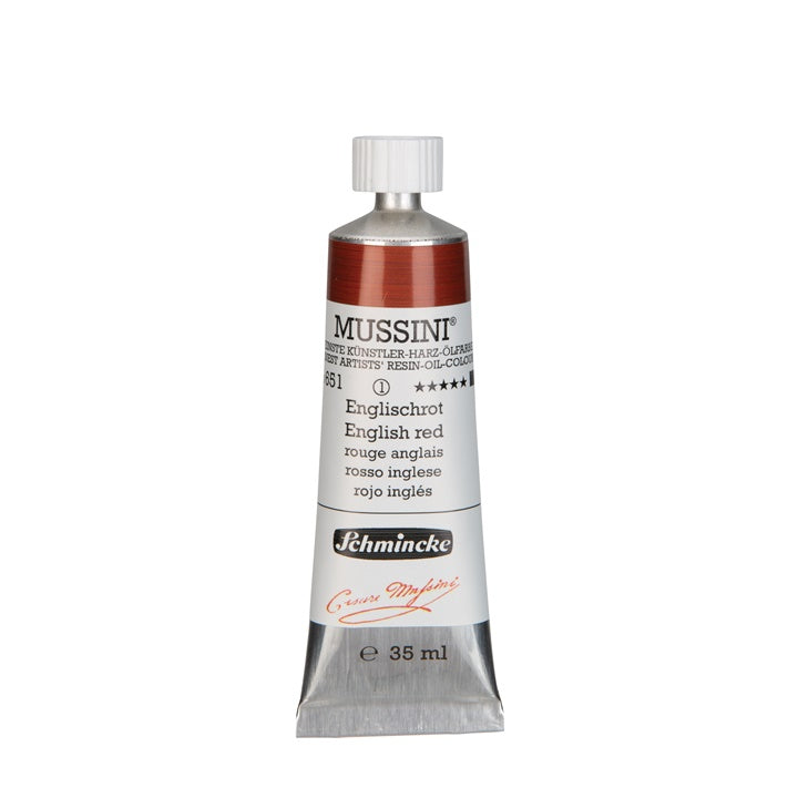 Schmincke MUSSINI Ölfarben 35 ml – 651 Englischrot
