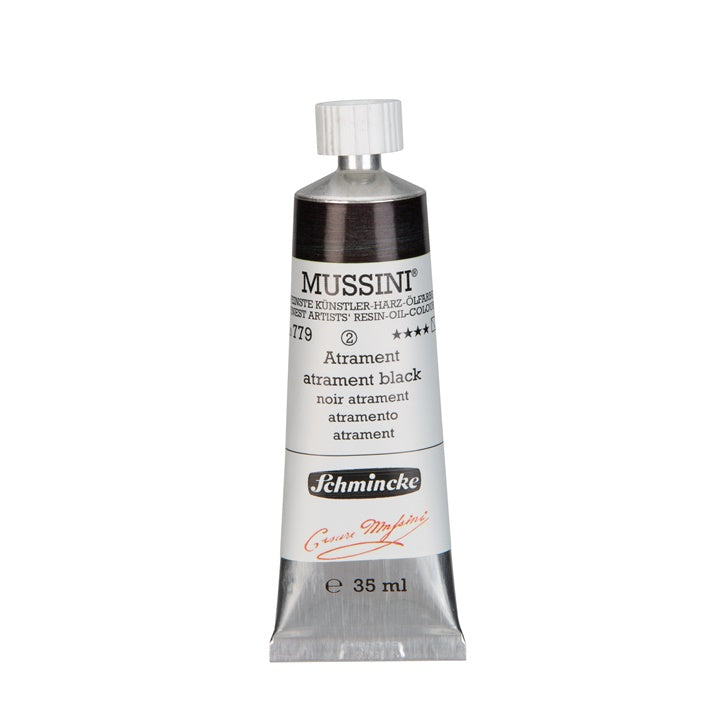 Schmincke MUSSINI Ölfarben 35 ml – 779 Tintenschwarz