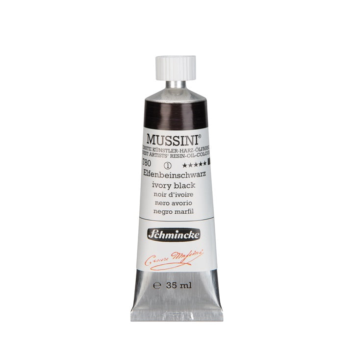 Schmincke MUSSINI Ölfarben 35 ml – 780 elfenbeinschwarz