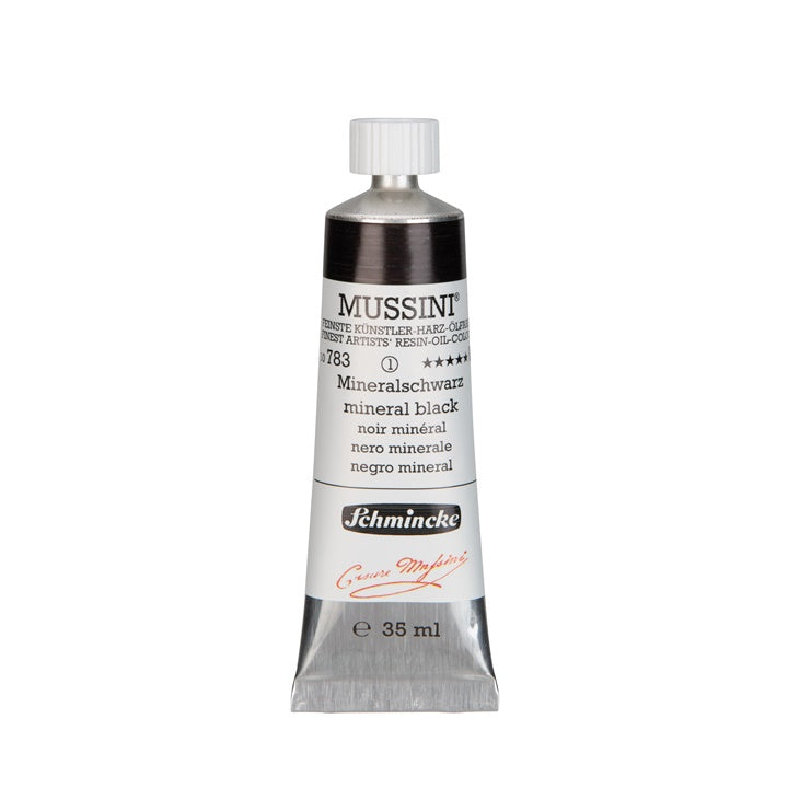 Schmincke MUSSINI Ölfarben 35 ml – 783 mineralisch schwarz
