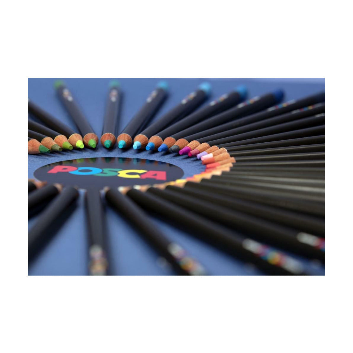 Ölpastellkreiden Posca KPE-200 36C – Set, Farbmix