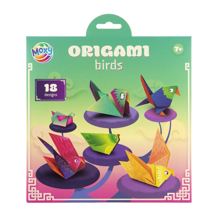 Origami-Papier Set 18 Motive 21x20 cm 12 Blatt | Verschiedene Designs — Bild 3