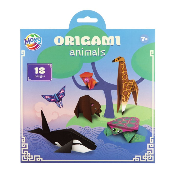 Origami-Papier Set 18 Motive 21x20 cm 12 Blatt | Verschiedene Designs — Bild 2