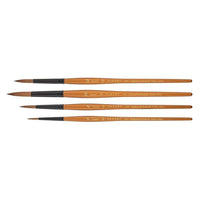 PanArt 1101 Runder Aquarellpinsel aus Synthetik-Rotmarderhaar | ARTMIE