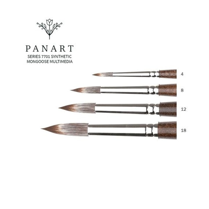 PanArt 7701 Rundpinsel – synthetisches Mungohaar | verschiedene Größen — Bild 1