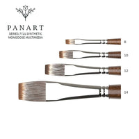 PanArt 7721 Flachpinsel – Synthetikhaar Mungo-Optik | verschiedene Größen — Bild 1