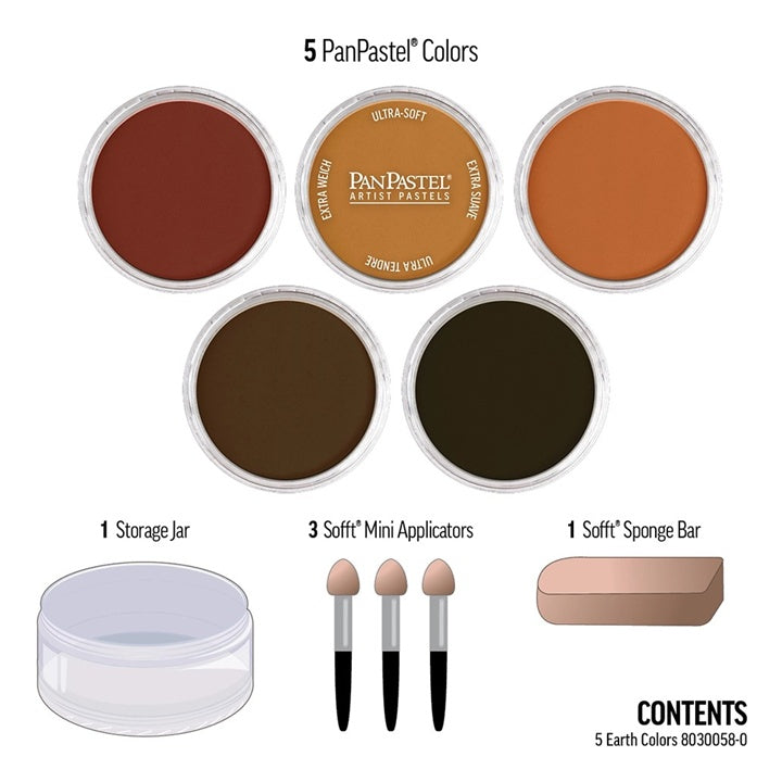 PanPastel Erdtöne Goldenes Set - 5 Stück — Bild 6