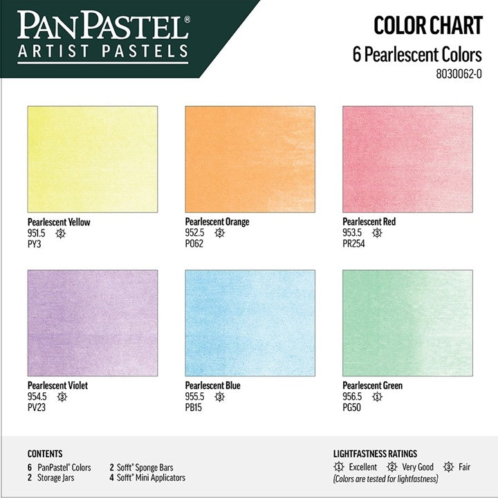 PanPastel Perlglanz-Farben Set - Golden, 6 Stück — Bild 5