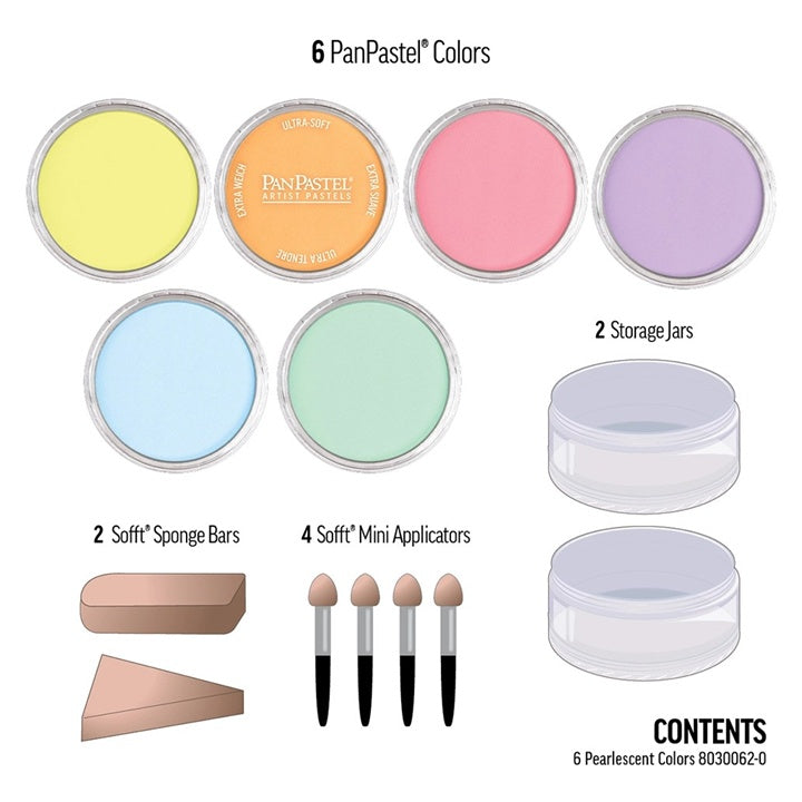 PanPastel Perlglanz-Farben Set - Golden, 6 Stück — Bild 6