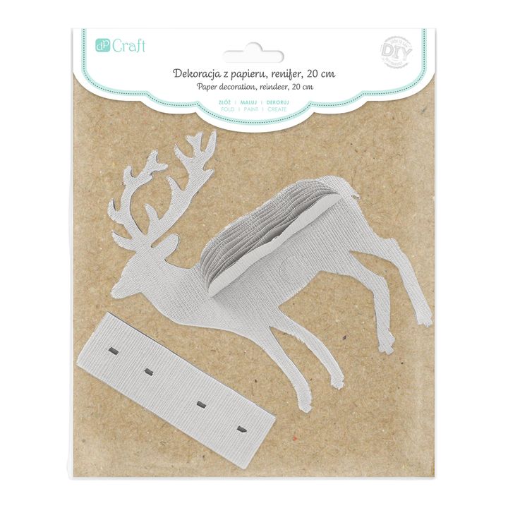Papierhirsch Dekoration 20 cm — Bild 5