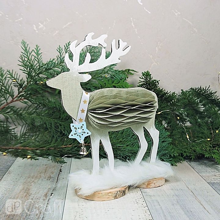 Papierhirsch Dekoration 20 cm — Bild 6