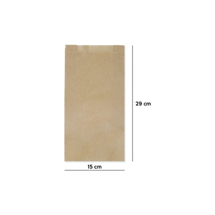 Papiertüte braun 150x290 mm 10 Stück — Bild 5