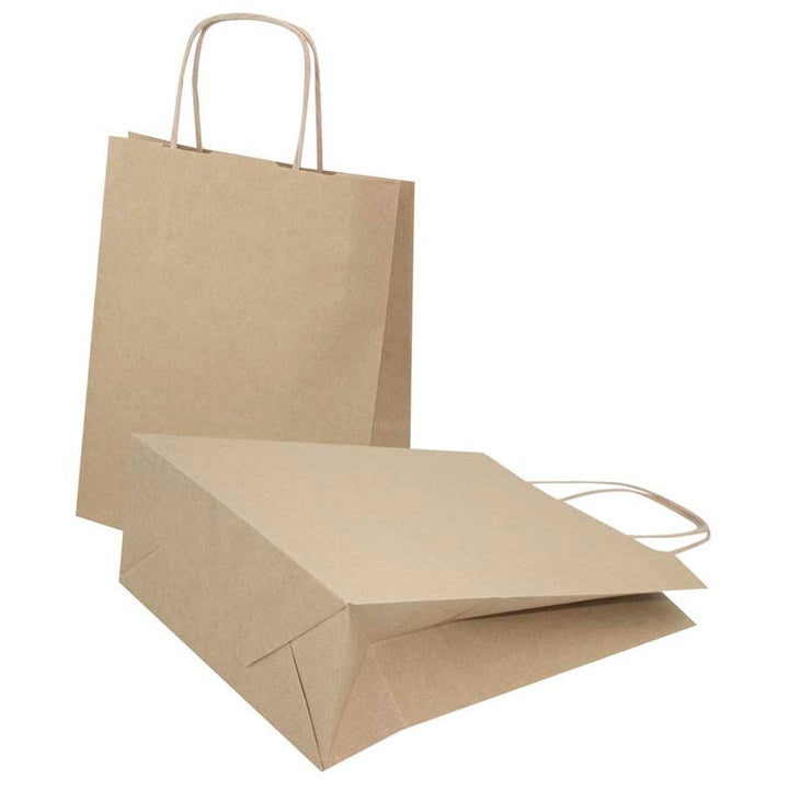 Papiertüte braun 180x80x225 mm 10 Stück — Bild 1
