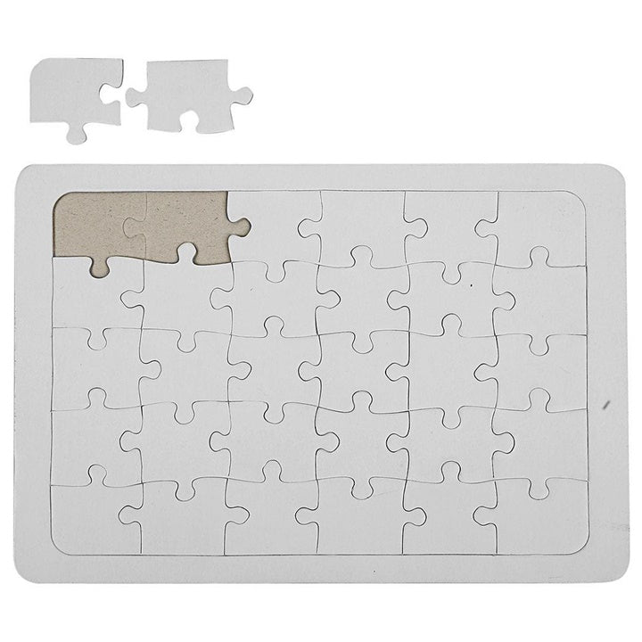 Pappmaché-Puzzle zur Weiterverarbeitung 10 Stück - A4 — Bild 2